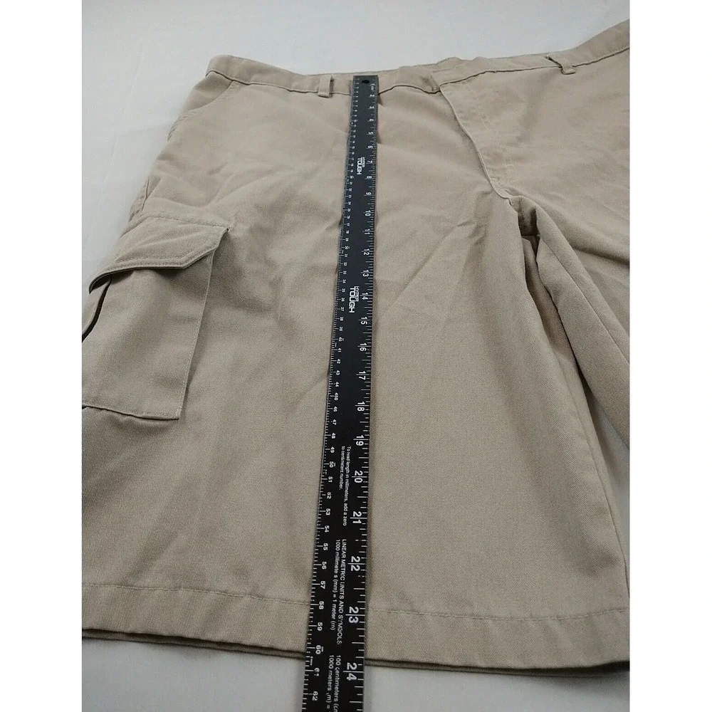 K12 Gear Khaki Cargo‎ Shorts Mens 44 Sturdy Comfort Pockets Hiking Preppy(1038)